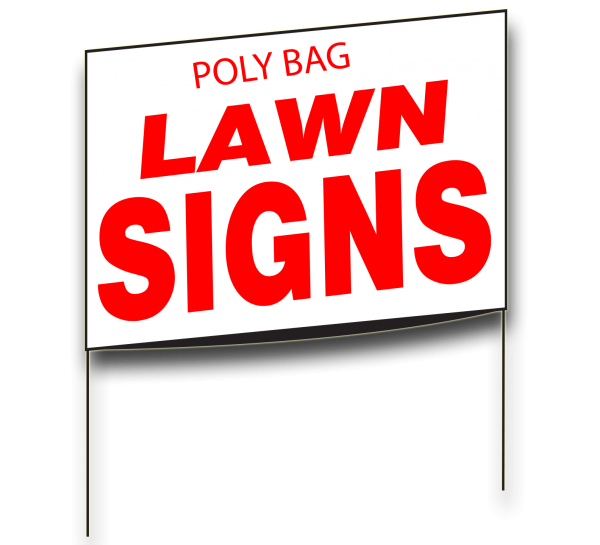 poly bag signs